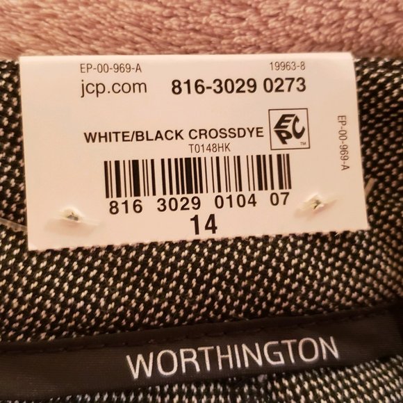 PANTS CURVY FIT TROUSER WORTHINGTON - Picture 7 of 10